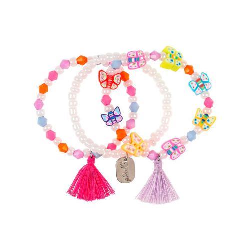 Ankje - Pulseiras Coloridas c/ Borboletas