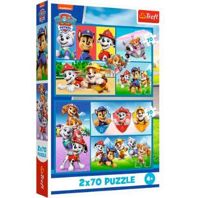 Puzzle 2 x 70 pcs - Paw Patrol