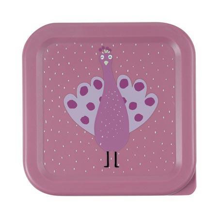 Lancheiras Mrs. Peacock - 3 pcs