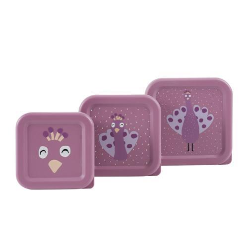 Lancheiras Mrs. Peacock - 3 pcs - Image 2