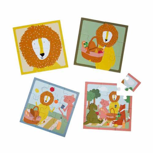4 Puzzles - Picnic dos Animais - Image 3