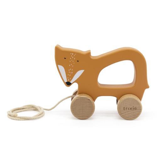 Brinquedo de Puxar em Madeira - Mr. Fox