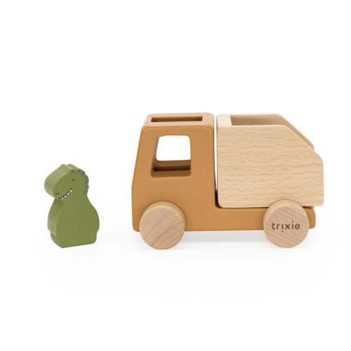 Set de Animais com Carros de Construção em Madeira - Image 3