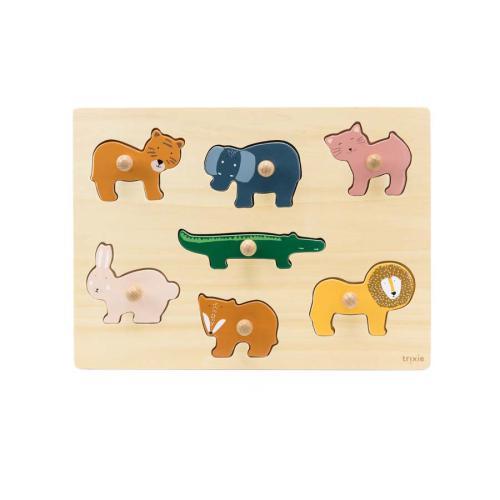 Puzzle de Animais em Madeira - 7pcs - Image 2