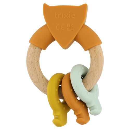 Anel de Atividades de Madeira e Silicone - Mr. Fox - Image 2