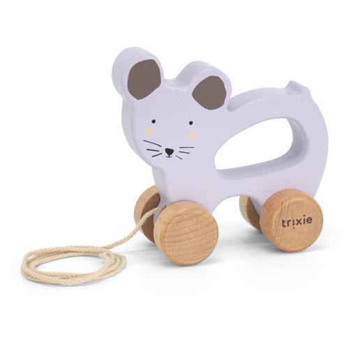 Brinquedo de Puxar em Madeira - Mrs. Mouse - Image 2