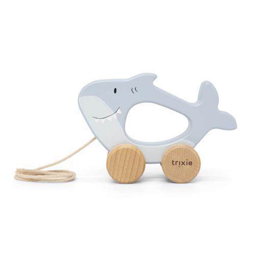 Brinquedo de Puxar em Madeira - Mr. Shark - Image 2