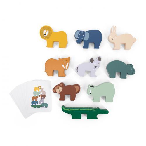 Jogo p/ Empilhar de Animais - Madeira - Image 3