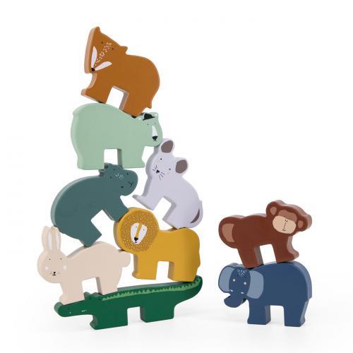Jogo p/ Empilhar de Animais - Madeira - Image 4