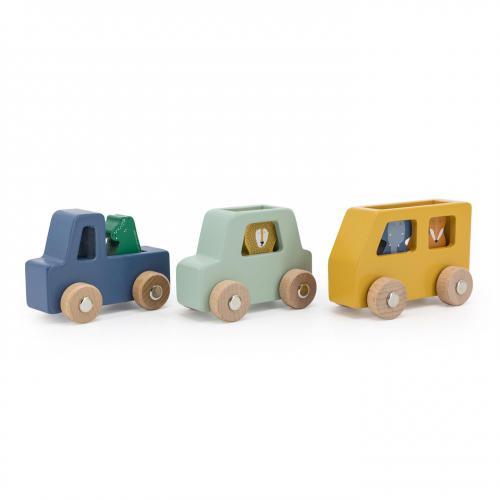 Set Carro de Animais - Madeira