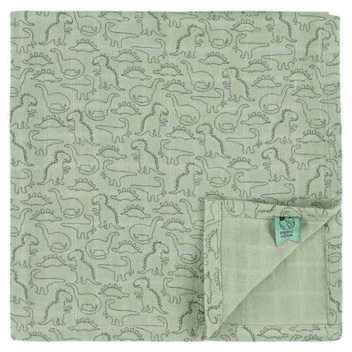 Fralda em Musselina Pack de 3 | 55x55cm - Daring Dino - Image 3