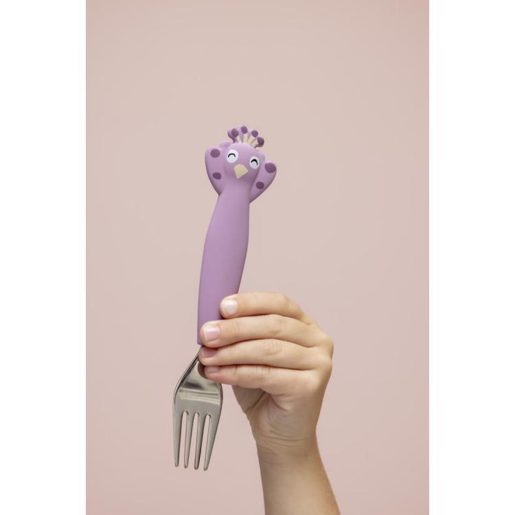 Conjunto de Talheres em Silicone Pack 3 - Mrs. Peacock - Image 2