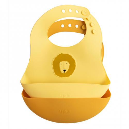 Babete de Silicone Pack 2 - Mr. Lion