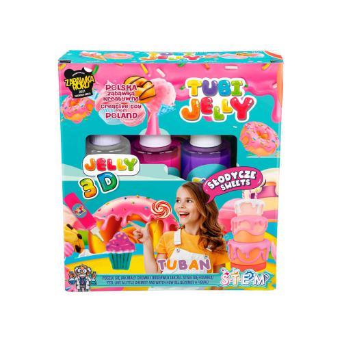 Set Tubi Jelly com 3 Cores - Doces