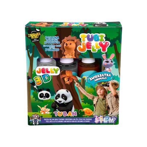 Set Tubi Jelly com 3 Cores - Animais