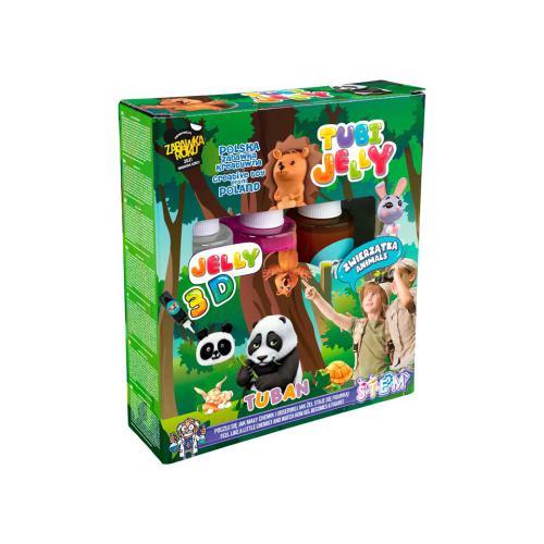Set Tubi Jelly com 3 Cores - Animais - Image 2
