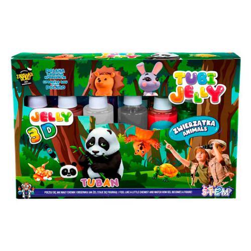Set Tubi Jelly com 6 Cores - Animais