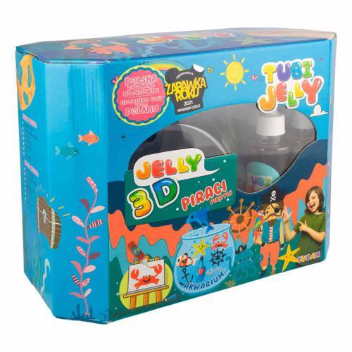 Set Tubi Jelly com 6 Cores e Aquário - Piratas