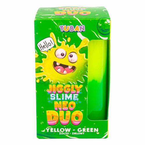 Jiggly Slime Neo Duo – Amarelo-Verde 430g