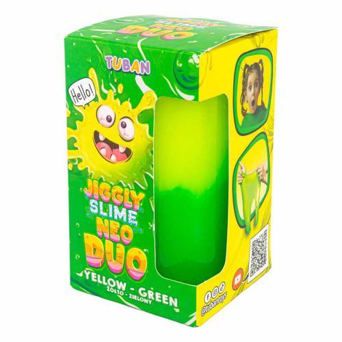 Jiggly Slime Neo Duo – Amarelo-Verde 430g - Image 2