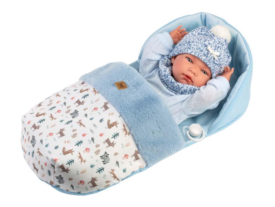 Nico Recém Nascido 40cm c/ Saco-Cama