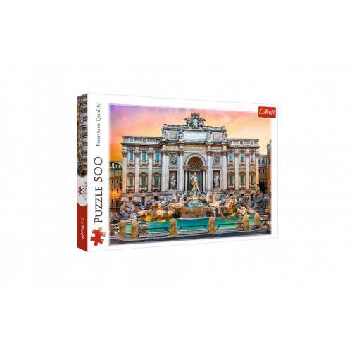 Puzzle 500 pcs Fonte de Trevi, Roma