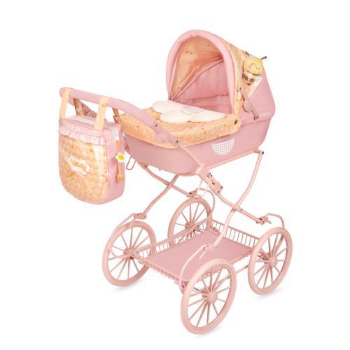 Carrinho de Bonecas Dobrável 91 cm c/ Mala - Honey
