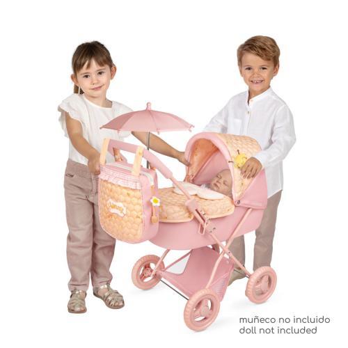 Carrinho de Bonecas Dobrável c/ Mala 60 cm - Honey - Image 2