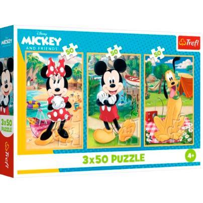 Puzzles - 3 x 50 pcs - Mickey Mouse