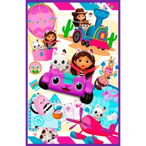 Puzzles - 3 x 80 pcs - Gabby - Image 2