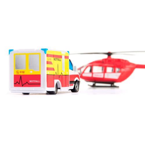 Ambulância Mercedes-Benz e Helicóptero de Resgate - Image 2