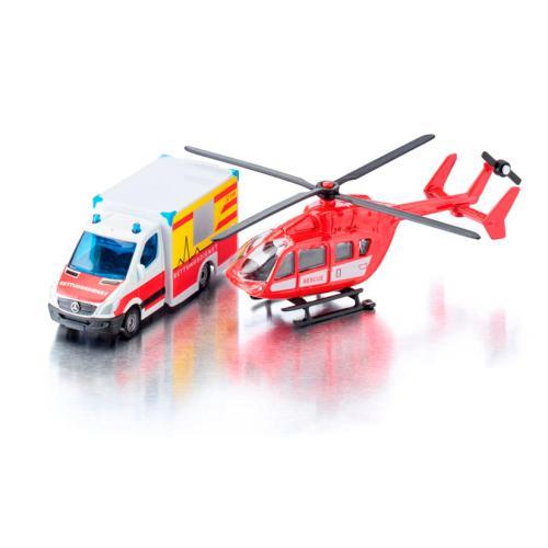 Ambulância Mercedes-Benz e Helicóptero de Resgate - Image 4