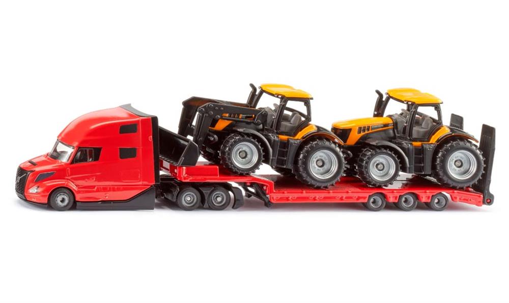 Camião Volvo c/ Trator JCB