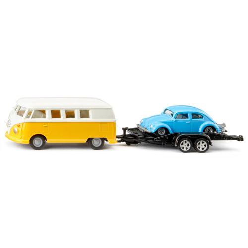 VW T1 c/ Reboque e VW Beetle