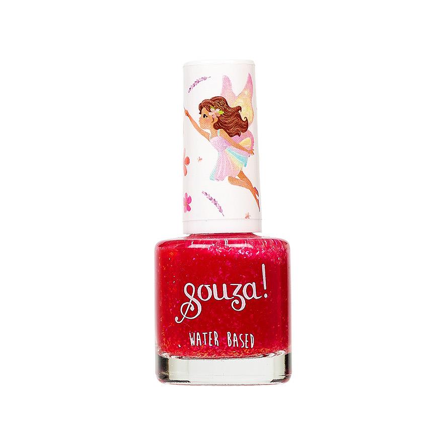 Verniz de Unhas Transparente - Pink Glitter