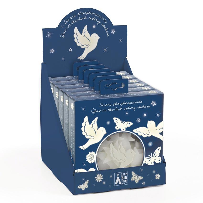 Brilha no Escuro Birds Display / 6 pcs