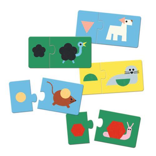 Puzzle duo - Formas & Animais - Image 2