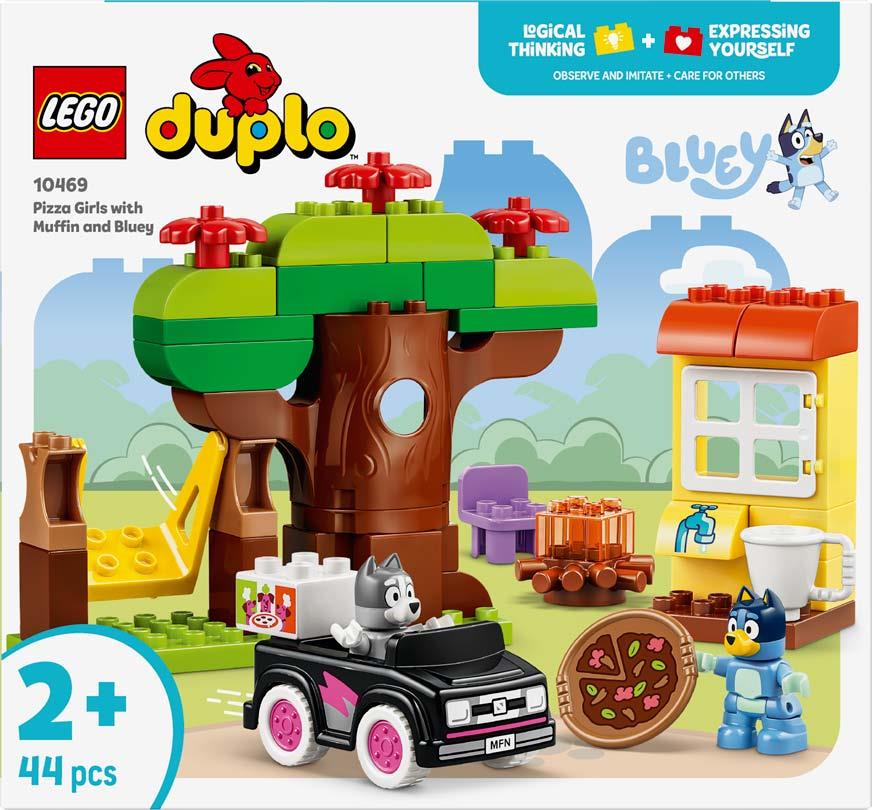 Duplo - Meninas da Pizza com a Muffin e a Bluey