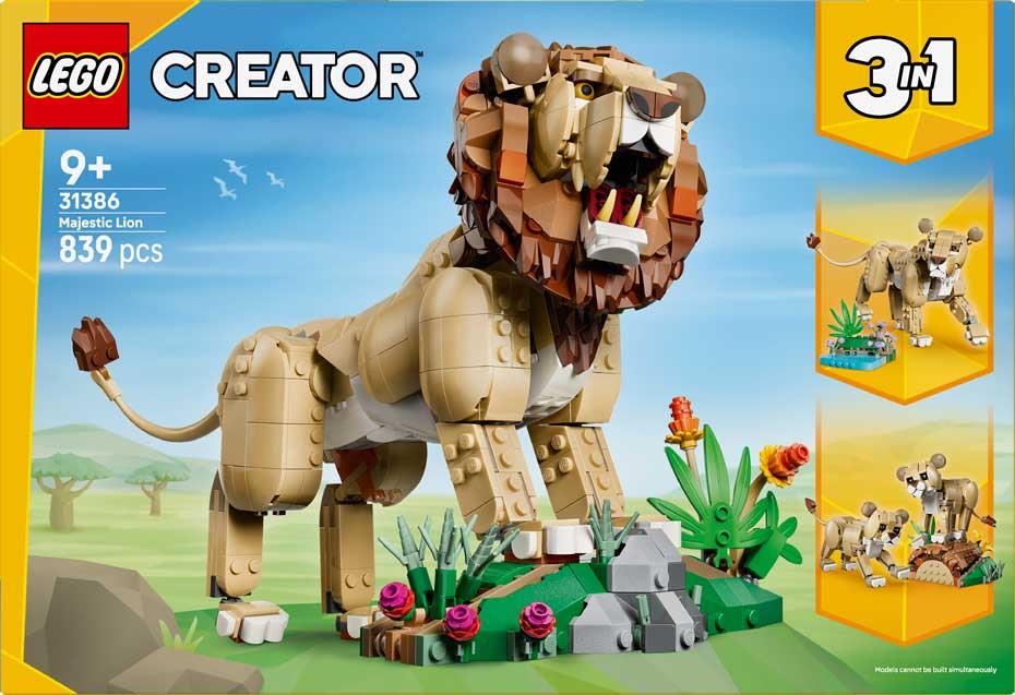 Creator 3 em 1 - Animais Selvagens: Leão Majestoso