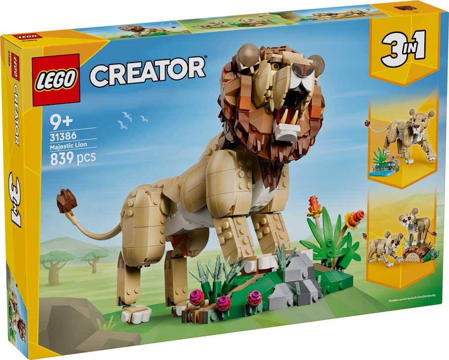 Creator 3 em 1 - Animais Selvagens: Leão Majestoso - Image 2