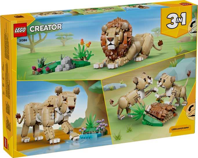 Creator 3 em 1 - Animais Selvagens: Leão Majestoso - Image 3