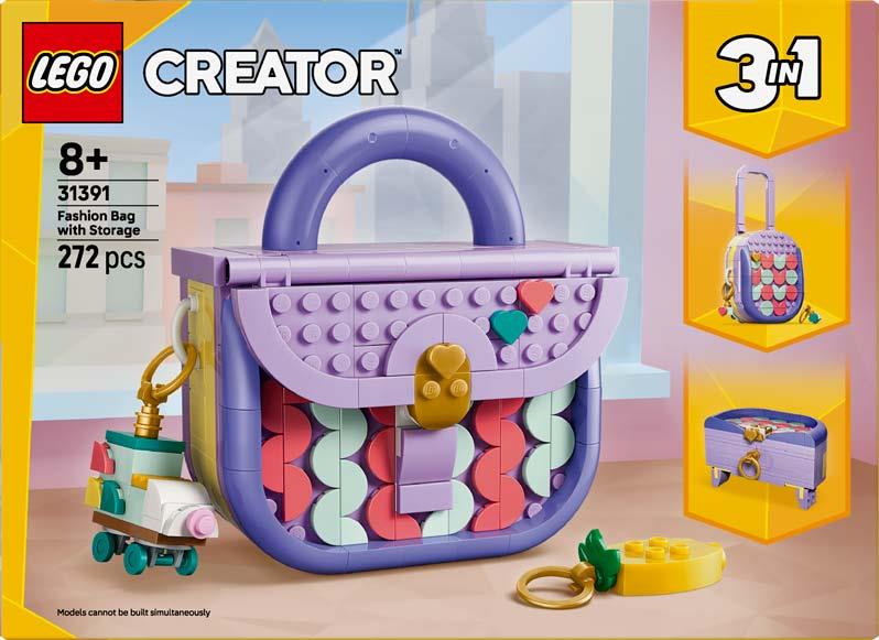 Creator 3 em 1 - Mala Moda e Arte com Arrumação