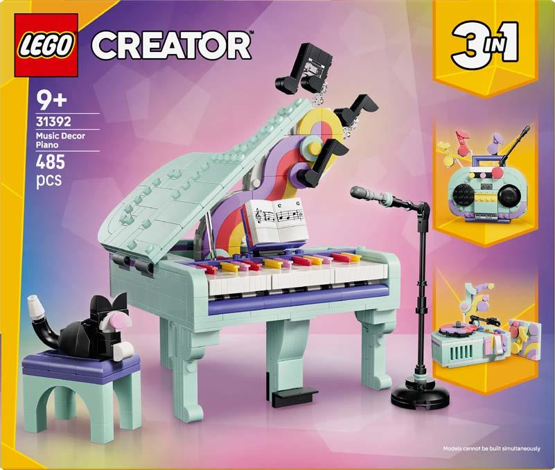 Creator 3 em 1 - Piano de Decoração com Gato