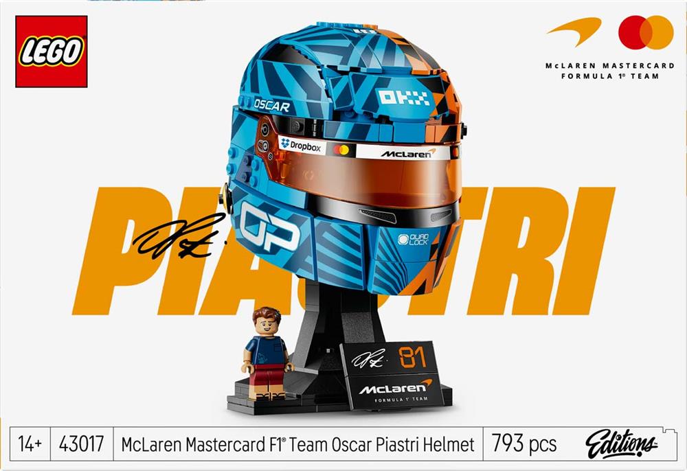 Technic - Capacete McLaren F1 Team de Oscar Piastri