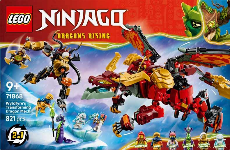 Ninjago - Robô Dragão Transformador da Wyldfyre