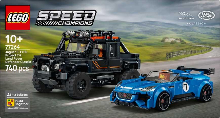 Speed Champions - Jaguar Project 7 e Land Rover